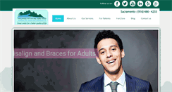 Desktop Screenshot of americanriverorthodontics.com